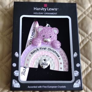 3/$20 Harvey Lewis Baby's First Christmas Ornament 2024